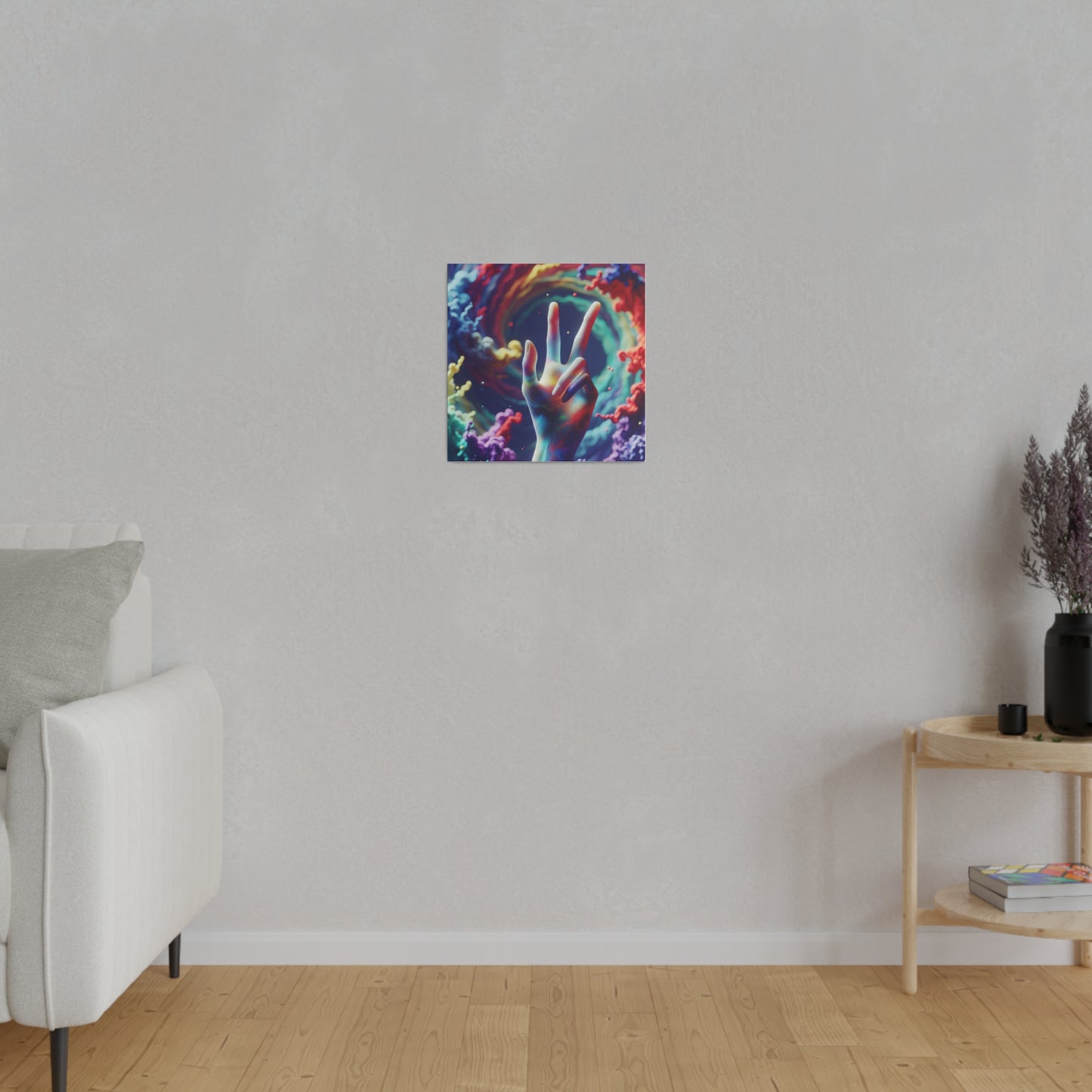 Sending Peace and Matte Canvas, Stretched, 0.75"