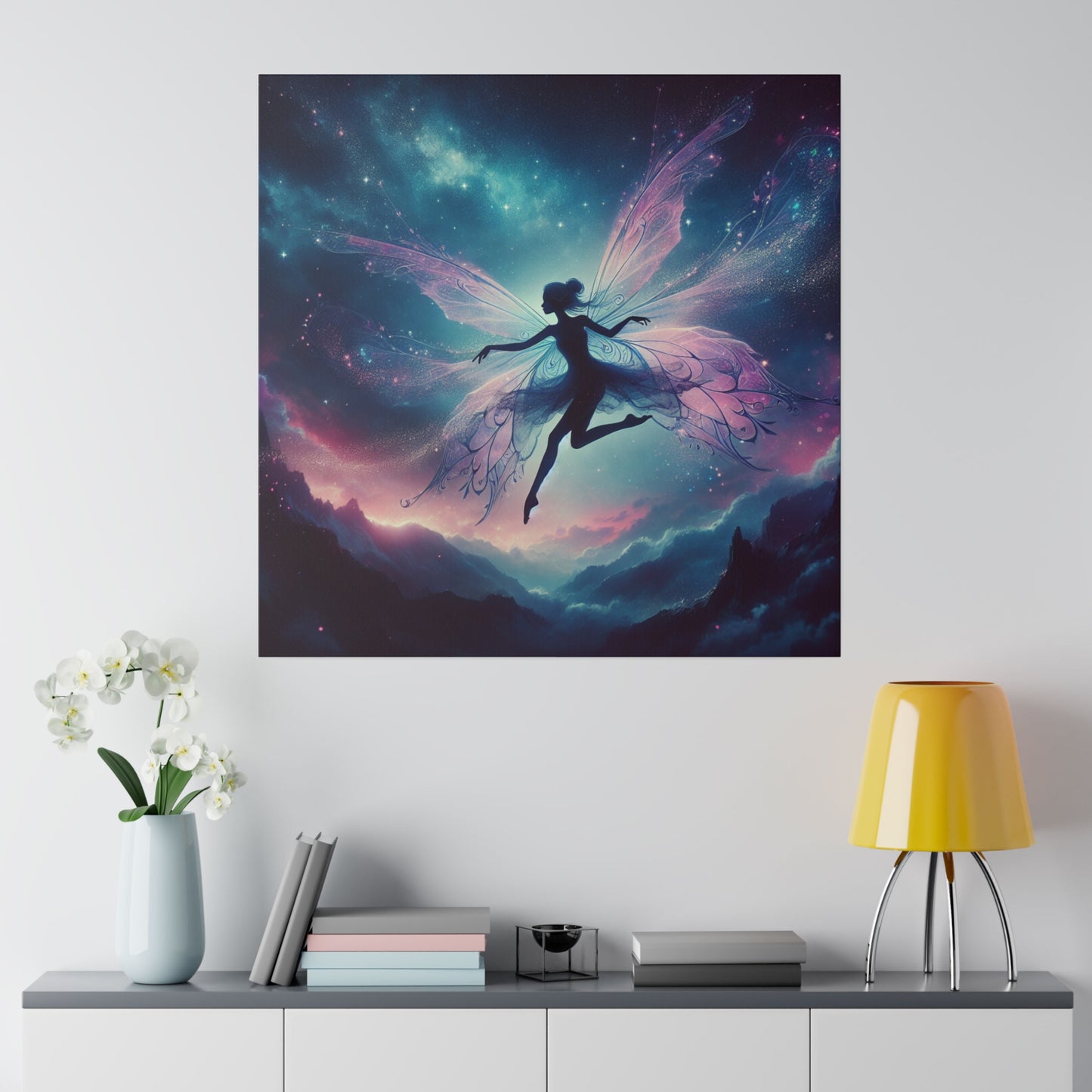 Dancing sky pixie Matte Canvas, Stretched, 0.75"