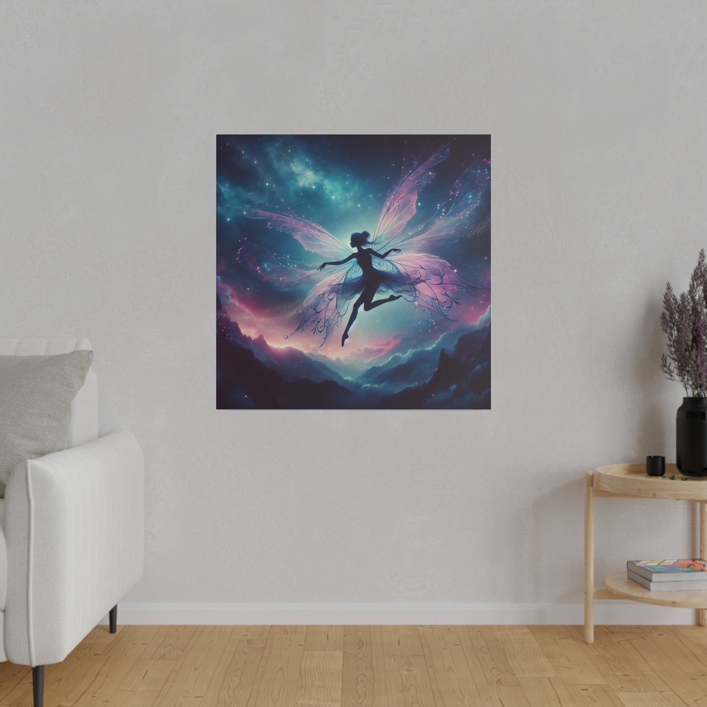 Dancing sky pixie Matte Canvas, Stretched, 0.75"