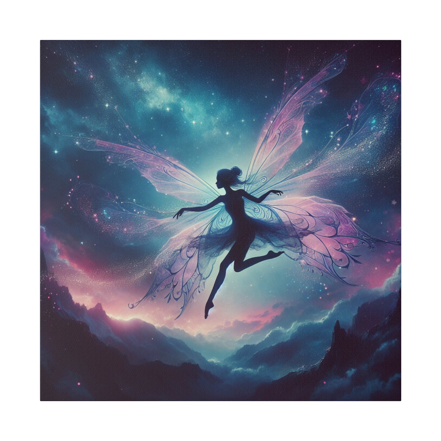 Dancing sky pixie Matte Canvas, Stretched, 0.75"