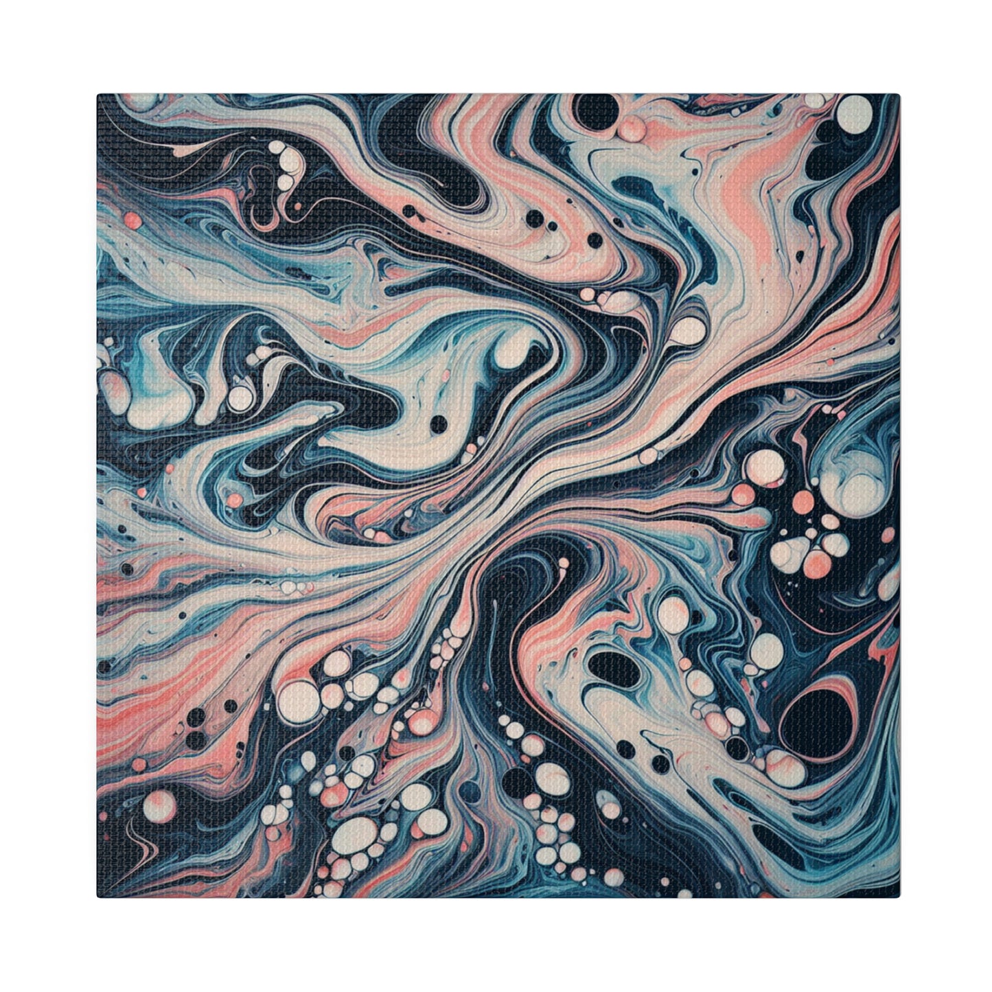 Water Marbling Matte Canvas, Stretched, 0.75"