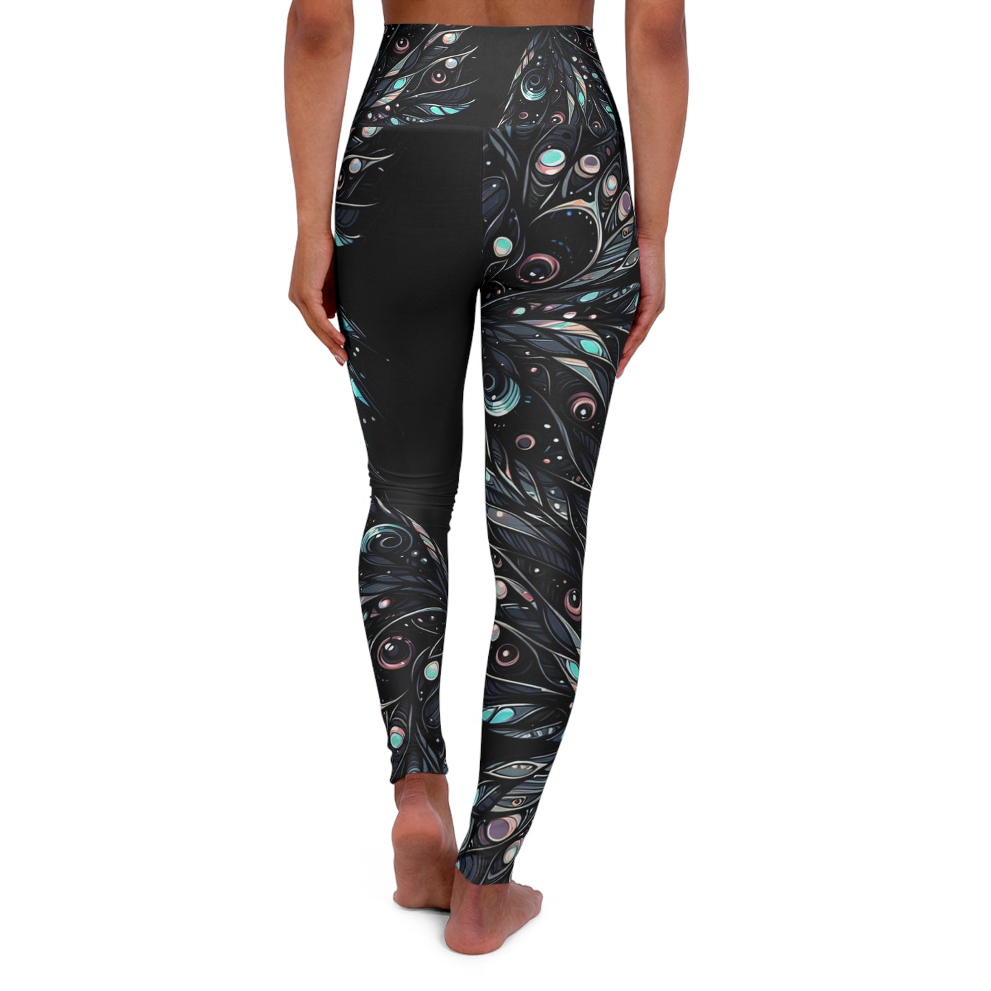 High Waisted Yoga Leggings (AOP)