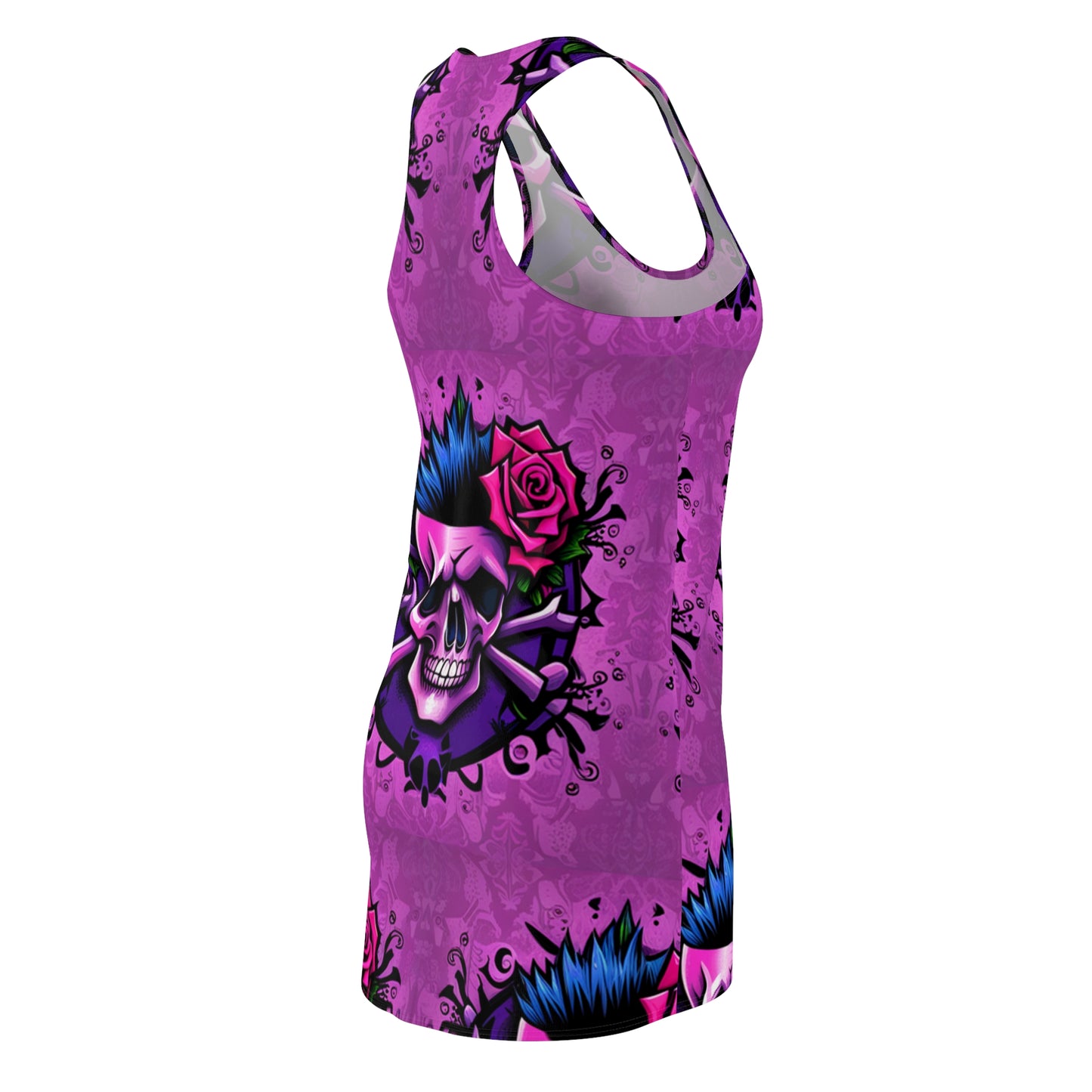 Women's Cut & Sew Racerback Dress (AOP)