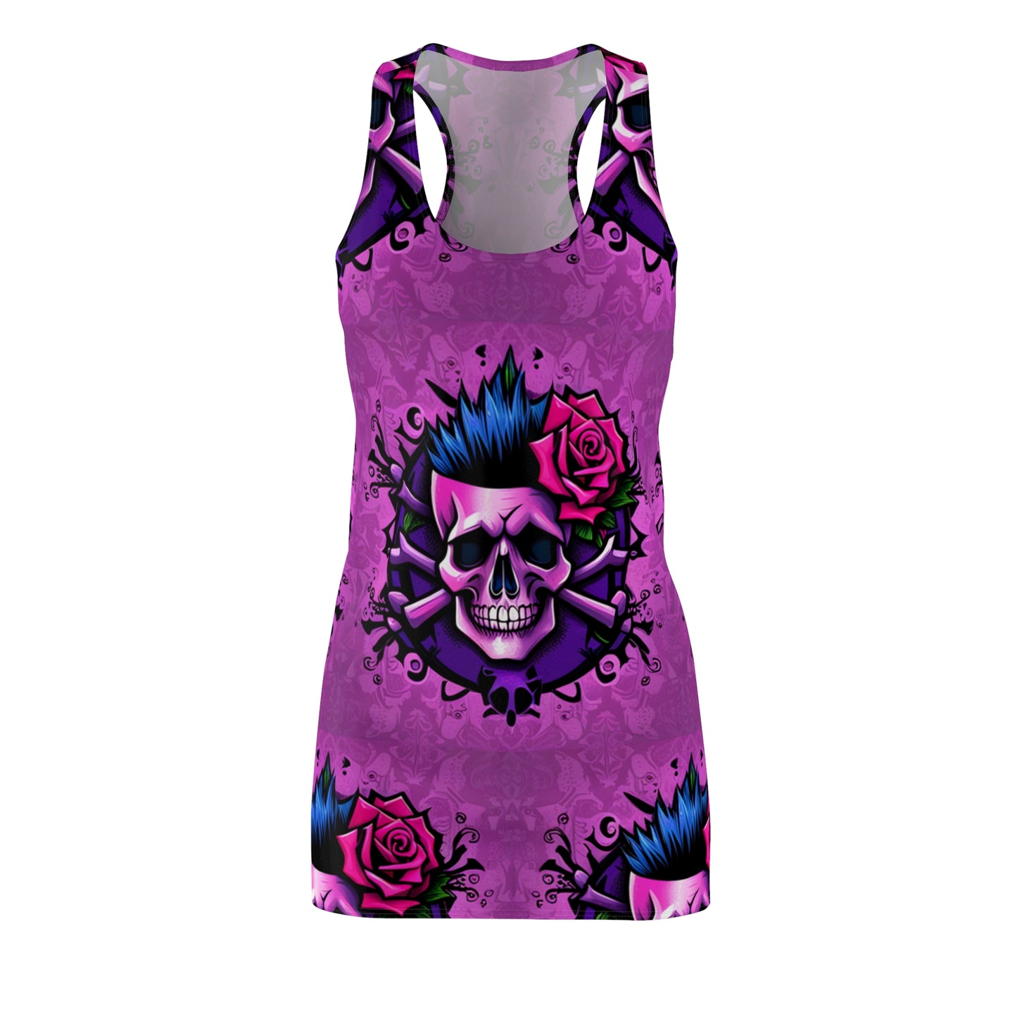 Women's Cut & Sew Racerback Dress (AOP)