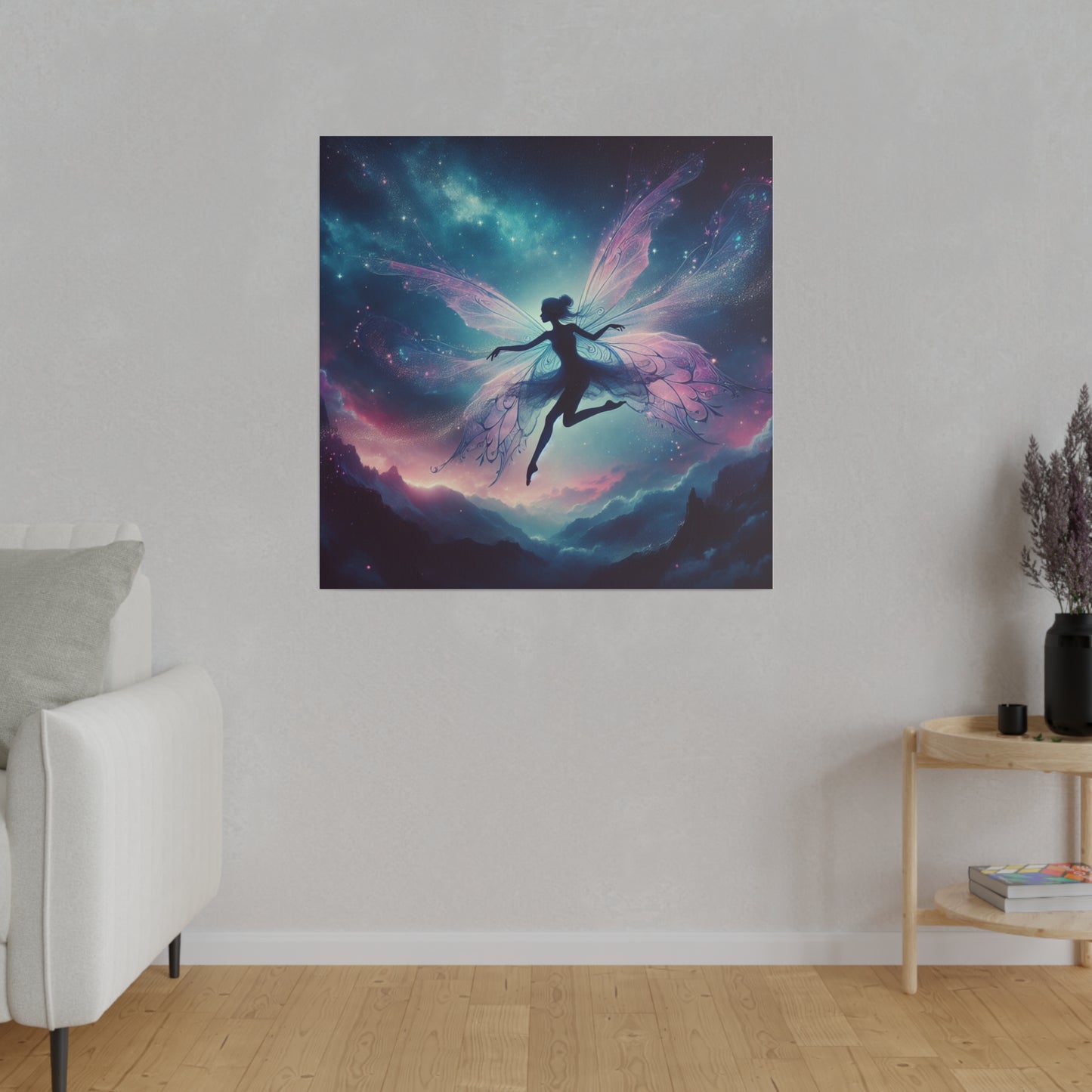 Dancing sky pixie Matte Canvas, Stretched, 0.75"