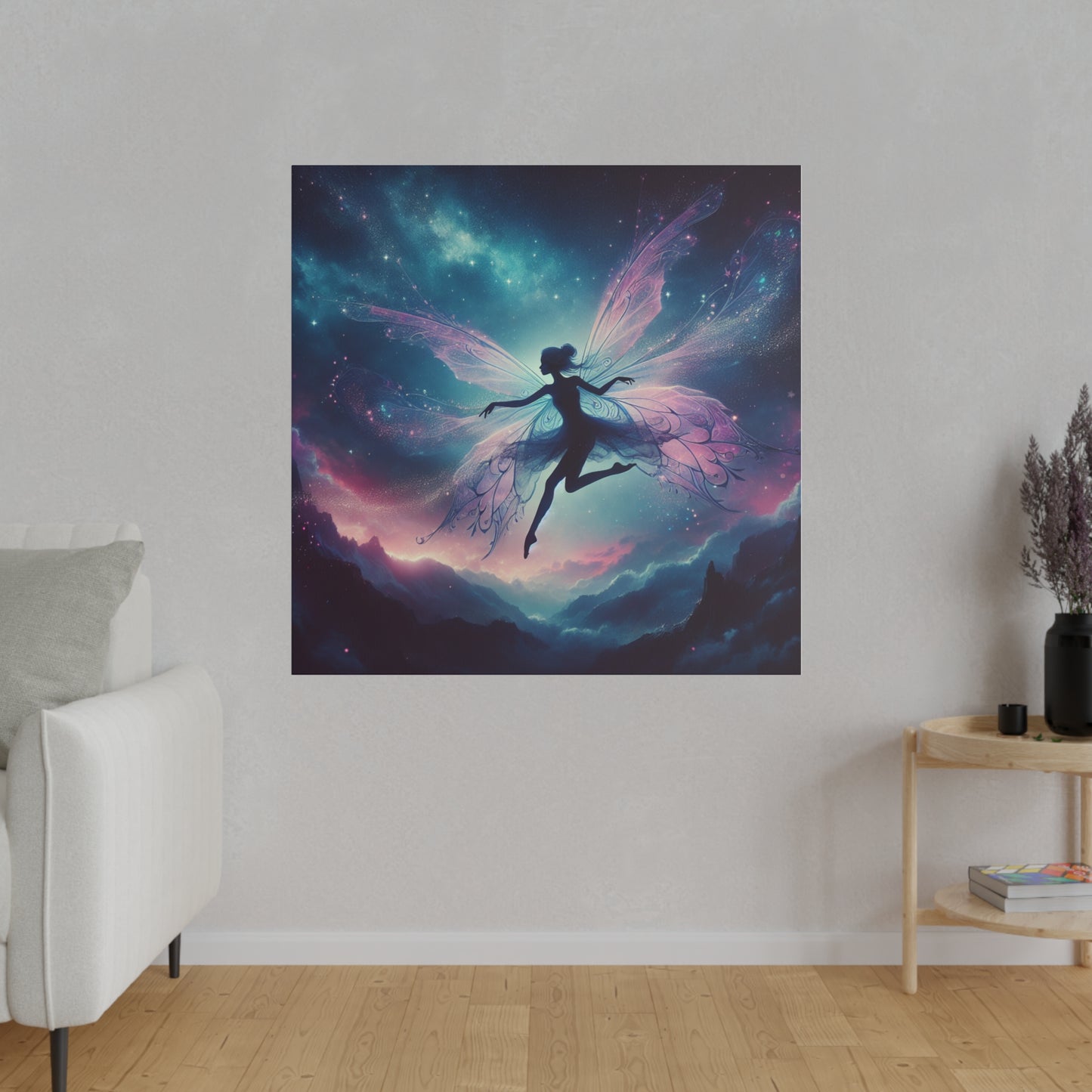 Dancing sky pixie Matte Canvas, Stretched, 0.75"
