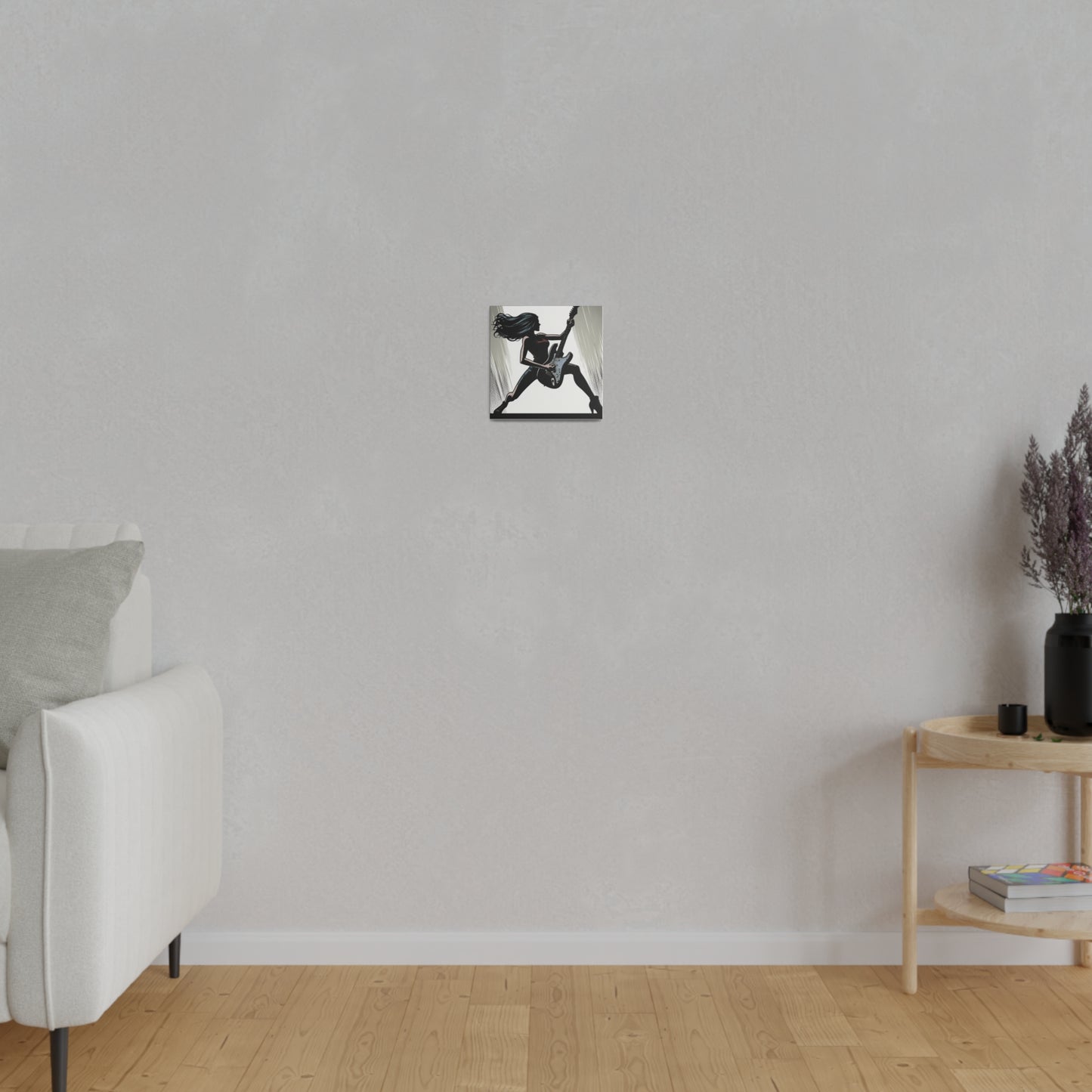 Rocker Girl Matte Canvas, Stretched, 0.75"