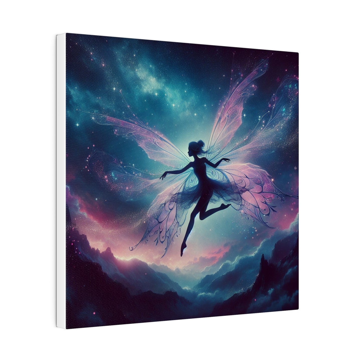 Dancing sky pixie Matte Canvas, Stretched, 0.75"