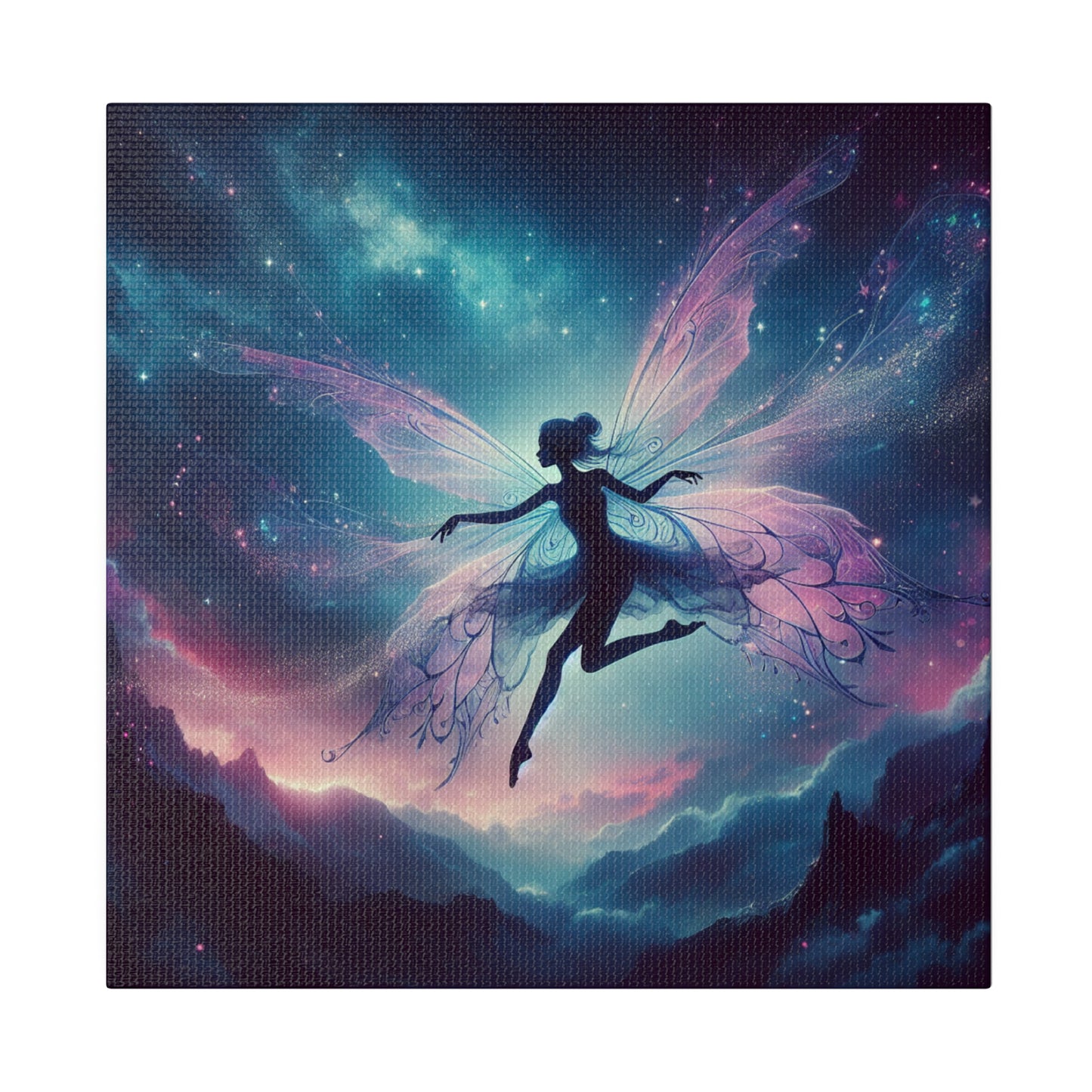 Dancing sky pixie Matte Canvas, Stretched, 0.75"