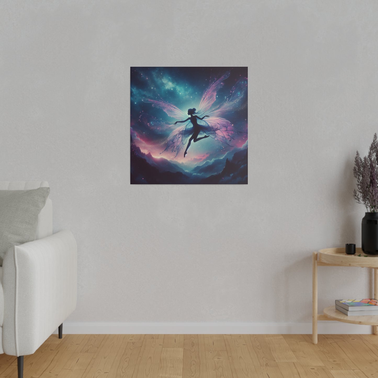 Dancing sky pixie Matte Canvas, Stretched, 0.75"