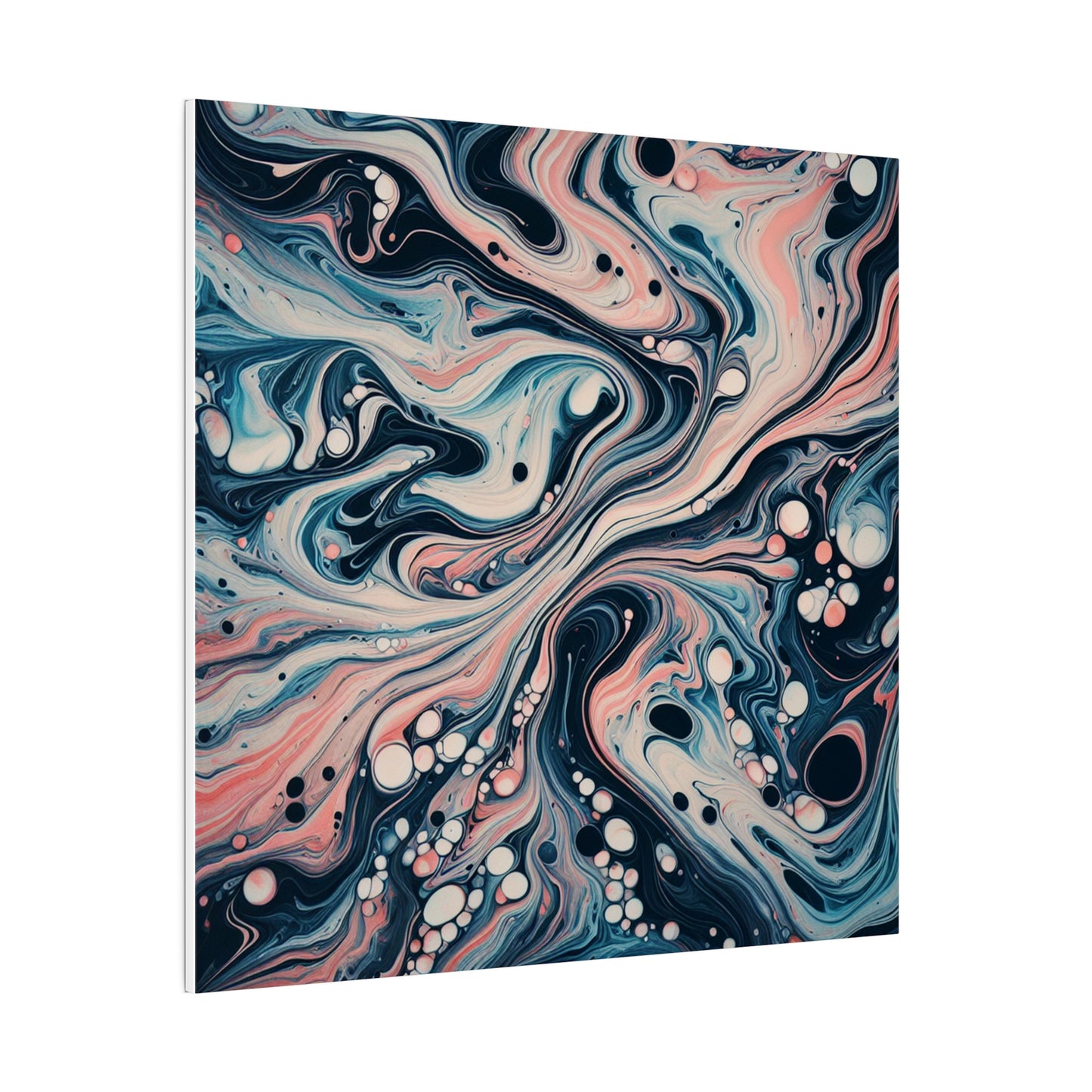 Water Marbling Matte Canvas, Stretched, 0.75"