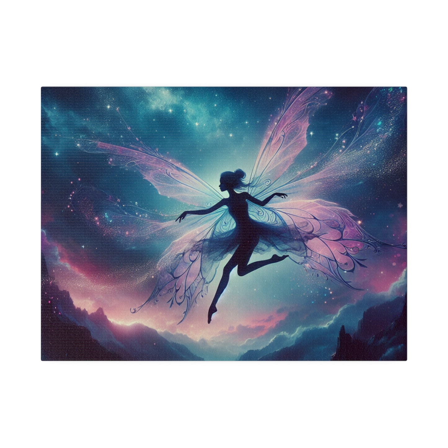 Dancing sky pixie Matte Canvas, Stretched, 0.75"