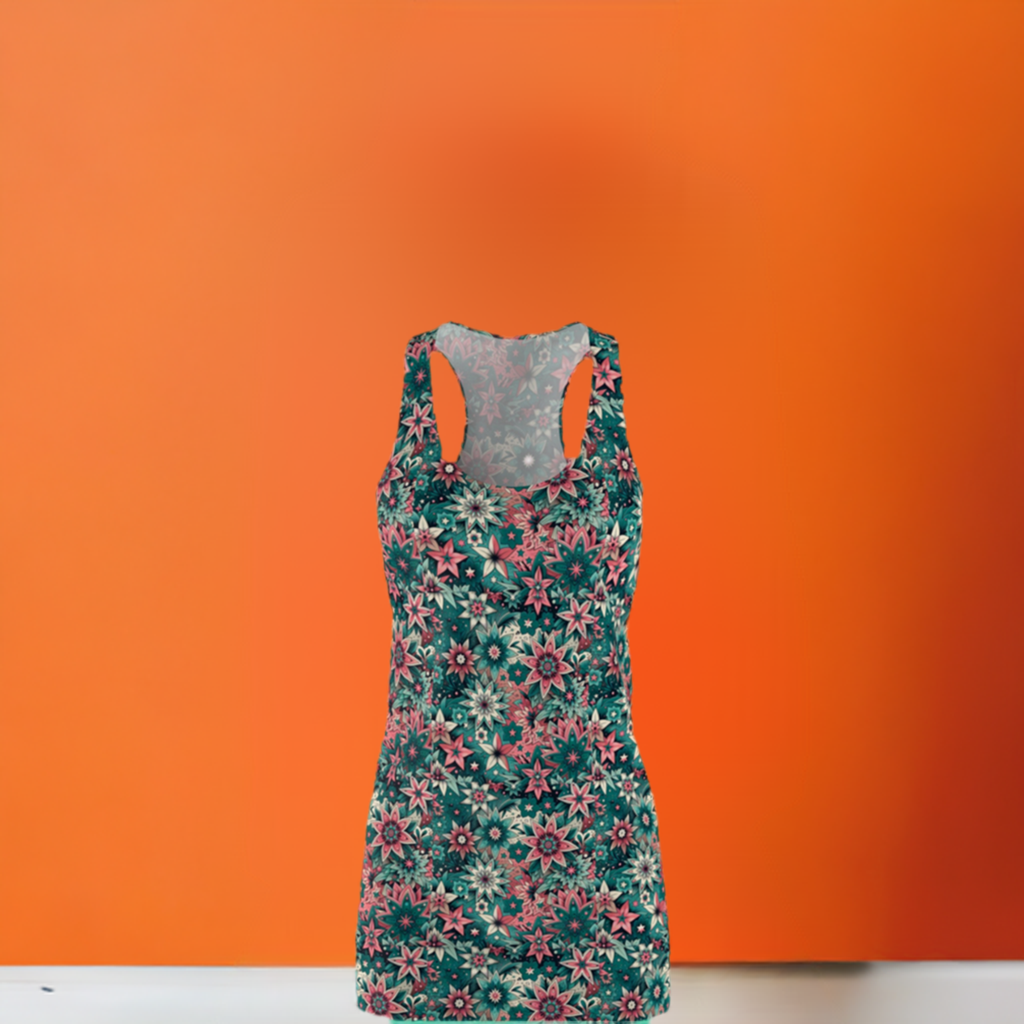 Women's Cut & Sew Racerback Dress (AOP)