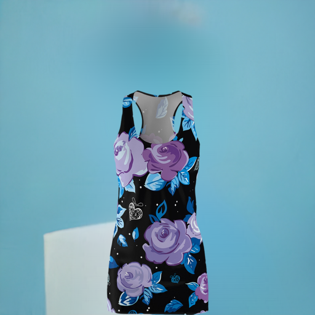 Women's Cut & Sew Racerback Dress (AOP)
