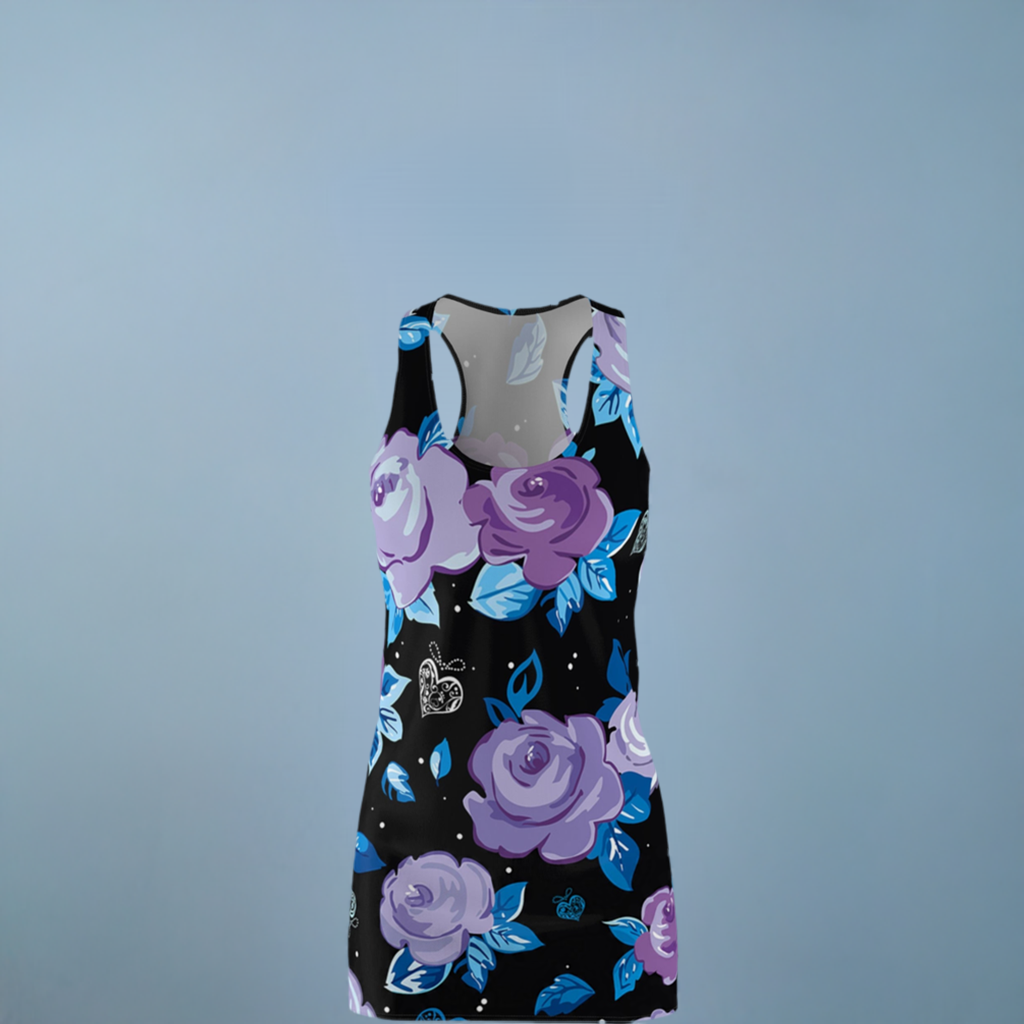 Women's Cut & Sew Racerback Dress (AOP)