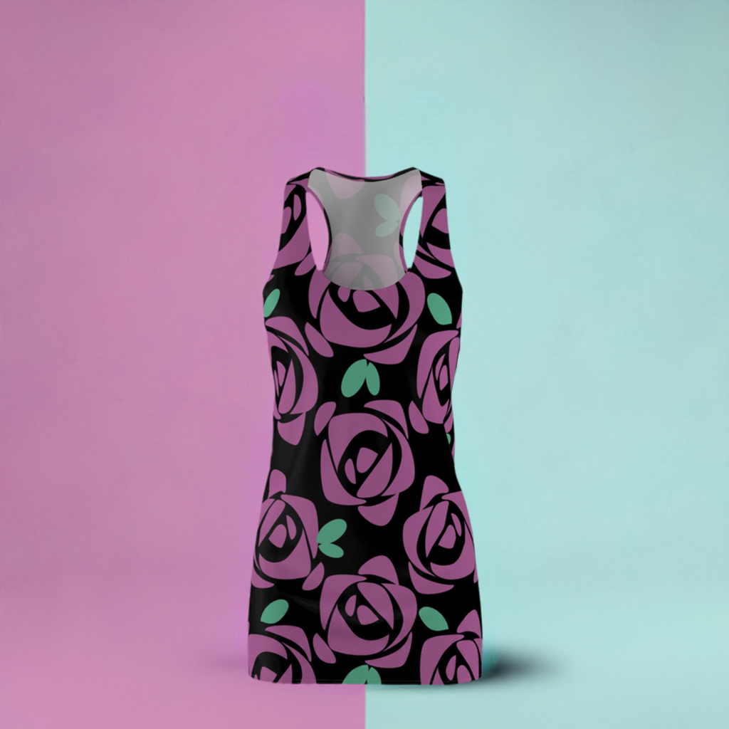 Women's Cut & Sew Racerback Dress (AOP)