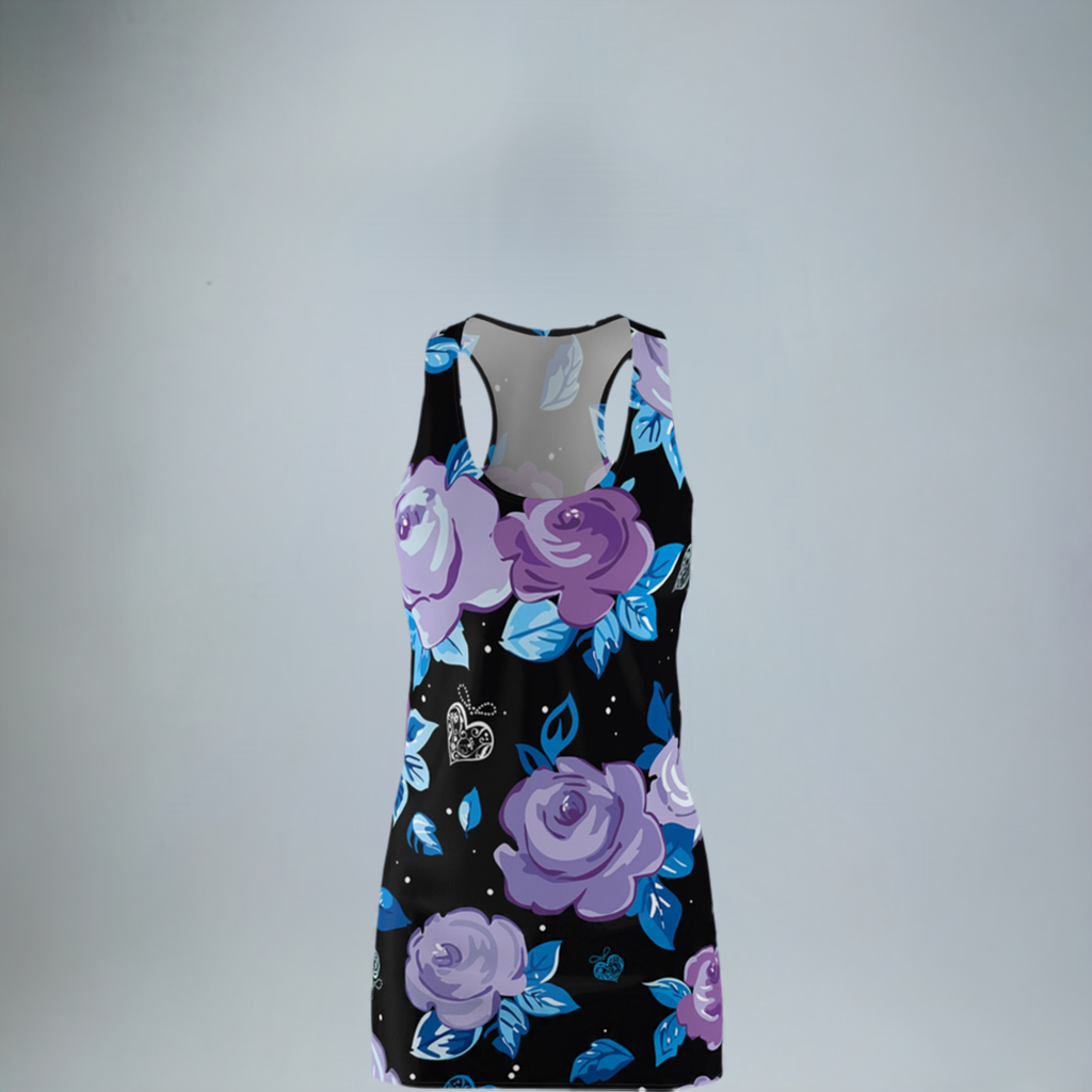 Women's Cut & Sew Racerback Dress (AOP)