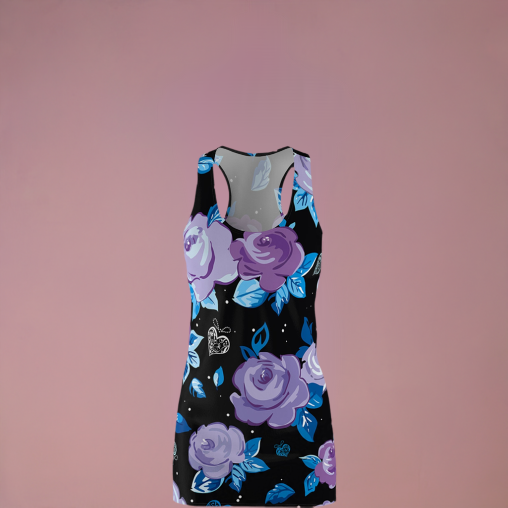 Women's Cut & Sew Racerback Dress (AOP)