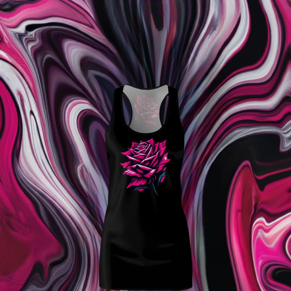 Women's Cut & Sew Racerback Dress (AOP)