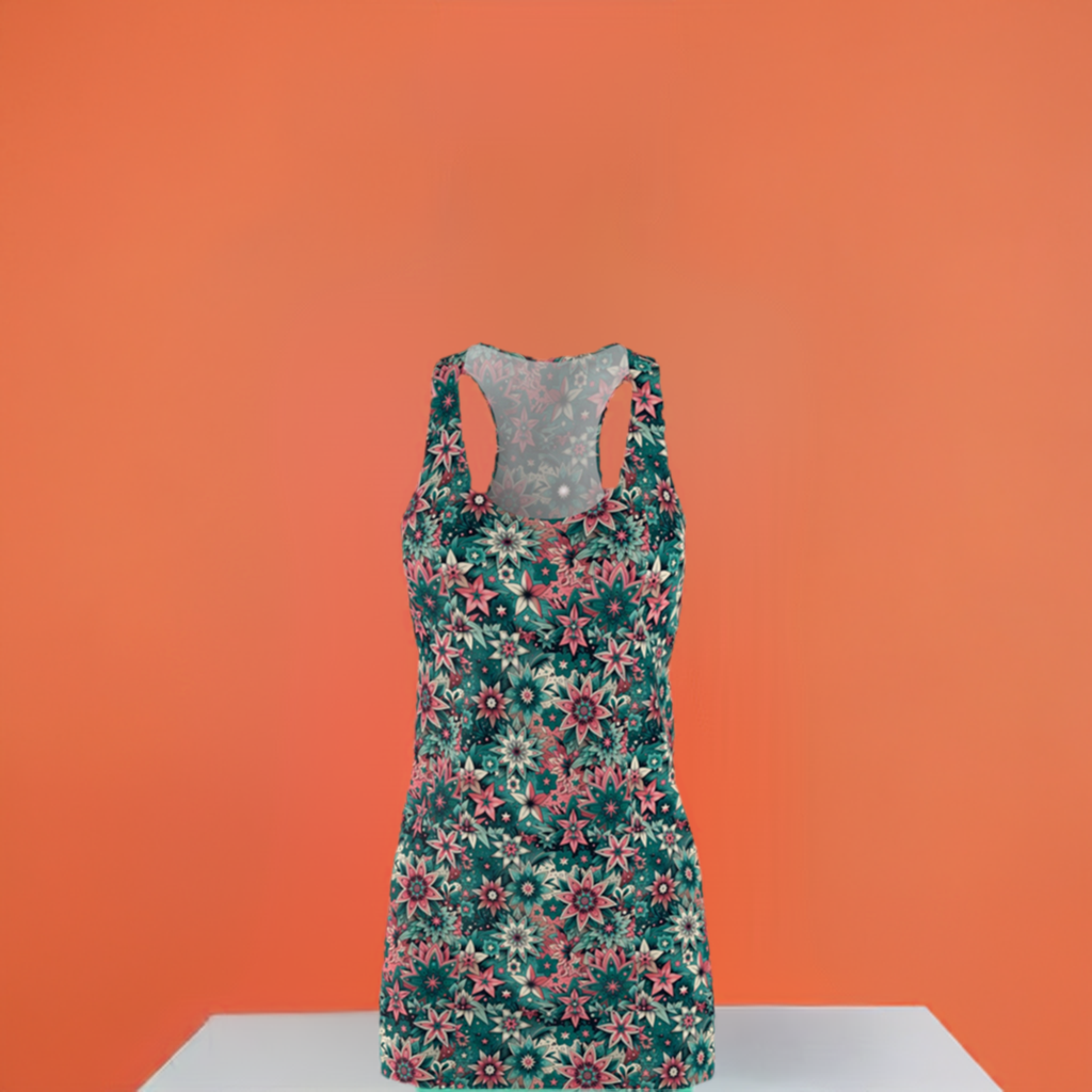 Women's Cut & Sew Racerback Dress (AOP)