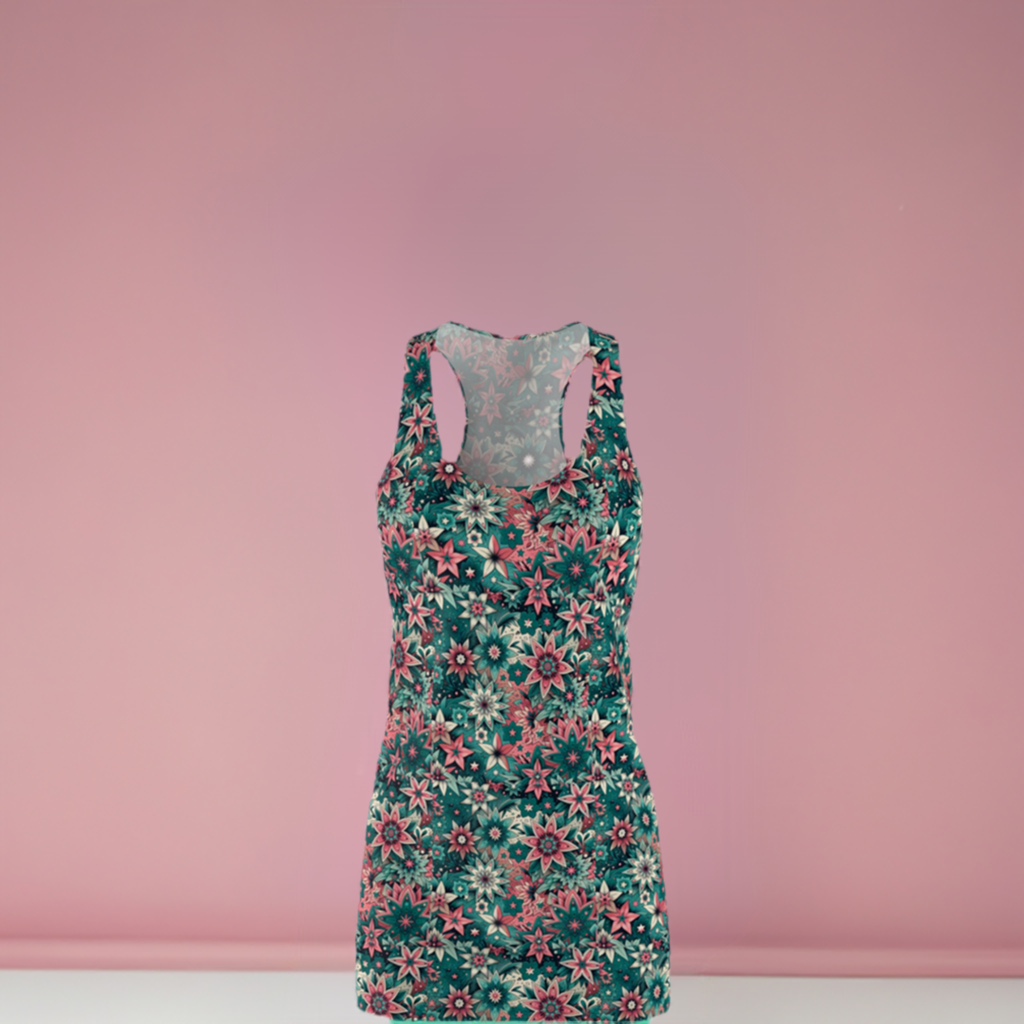 Women's Cut & Sew Racerback Dress (AOP)