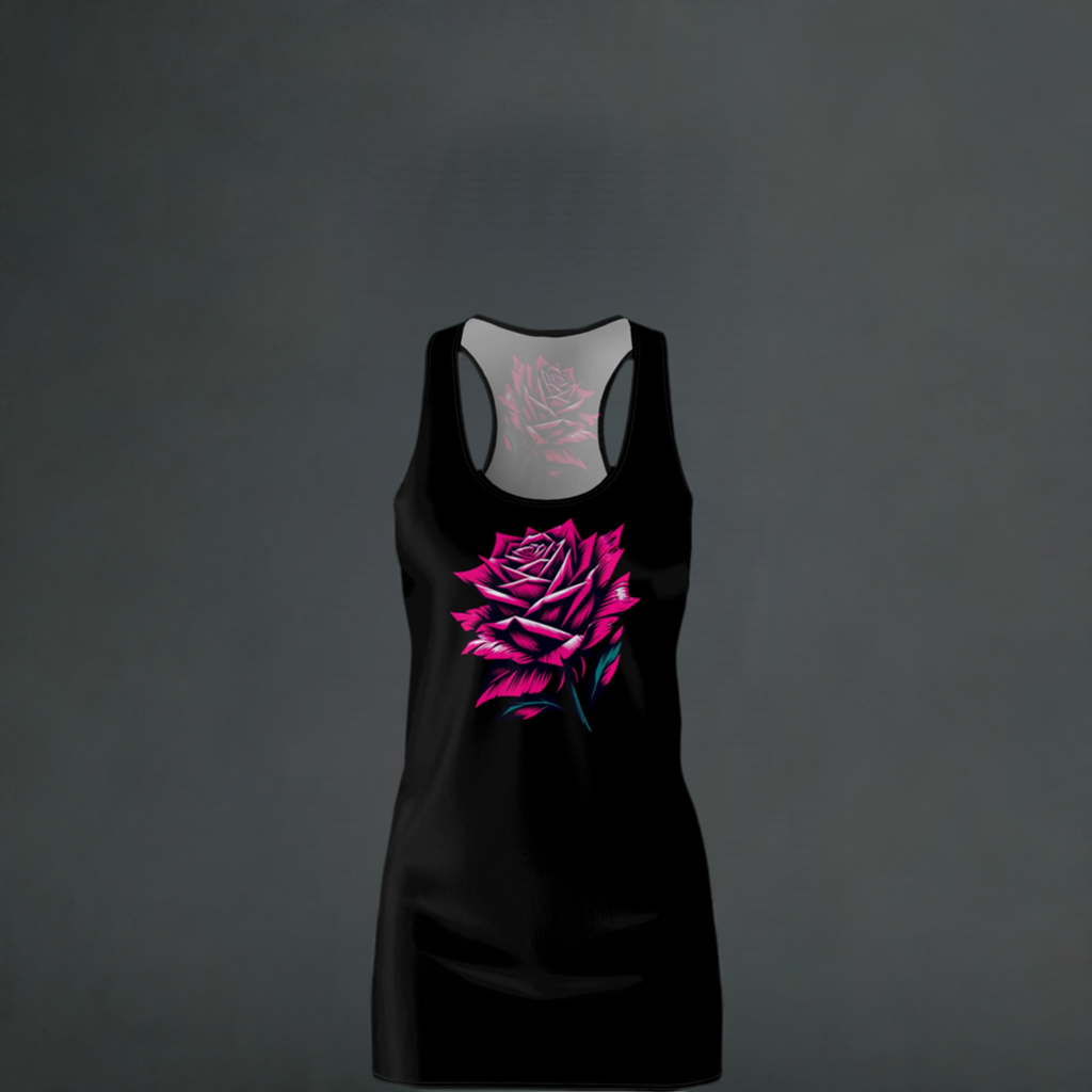 Women's Cut & Sew Racerback Dress (AOP)