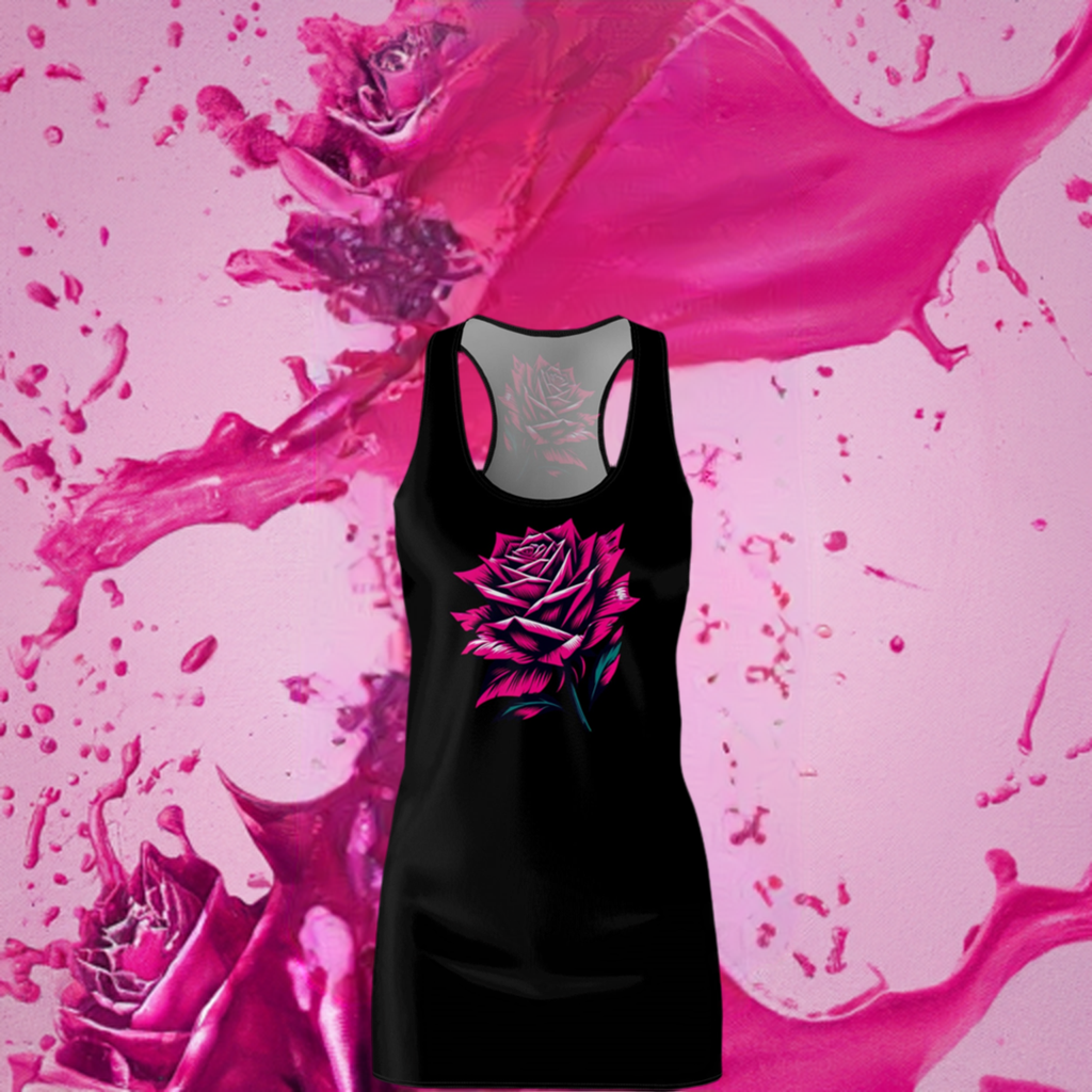 Women's Cut & Sew Racerback Dress (AOP)