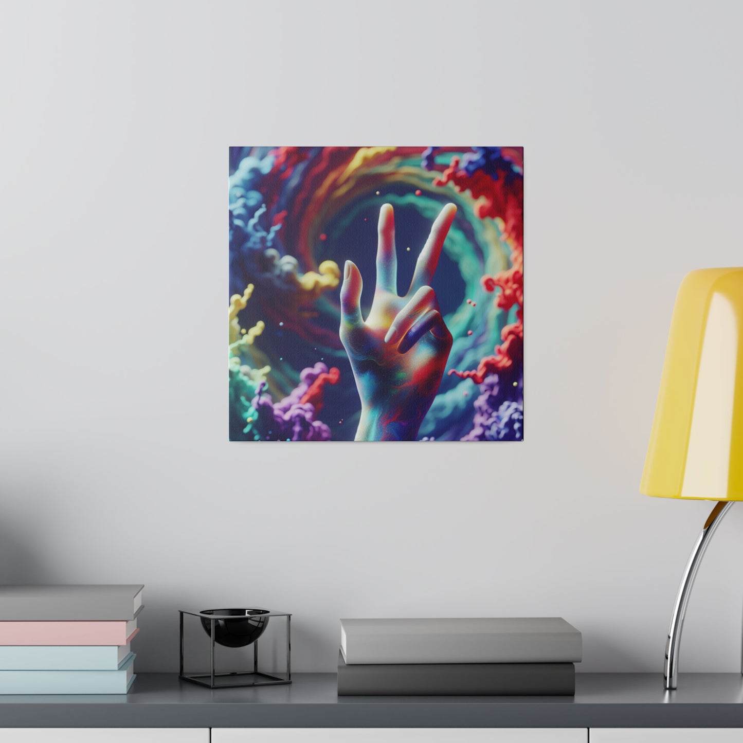 Sending Peace and Matte Canvas, Stretched, 0.75"
