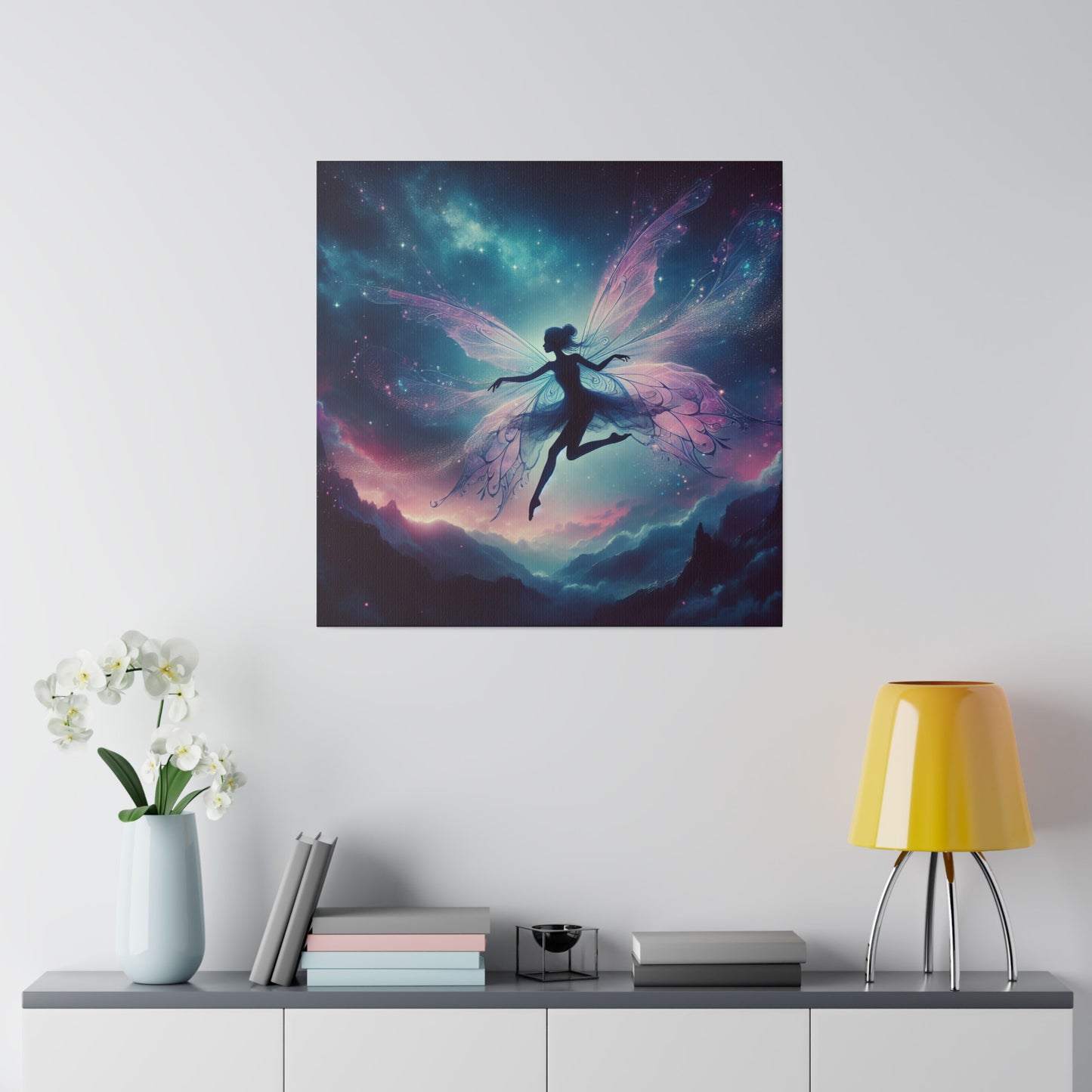 Dancing sky pixie Matte Canvas, Stretched, 0.75"