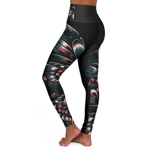 High Waisted Yoga Leggings (AOP)