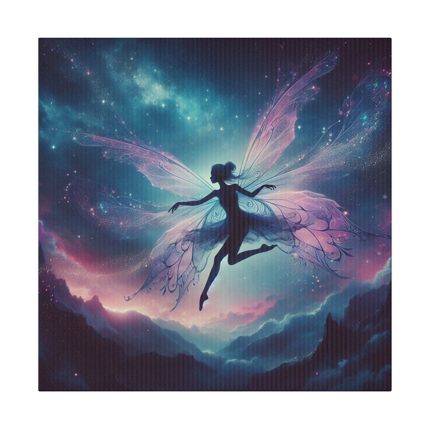Dancing sky pixie Matte Canvas, Stretched, 0.75"