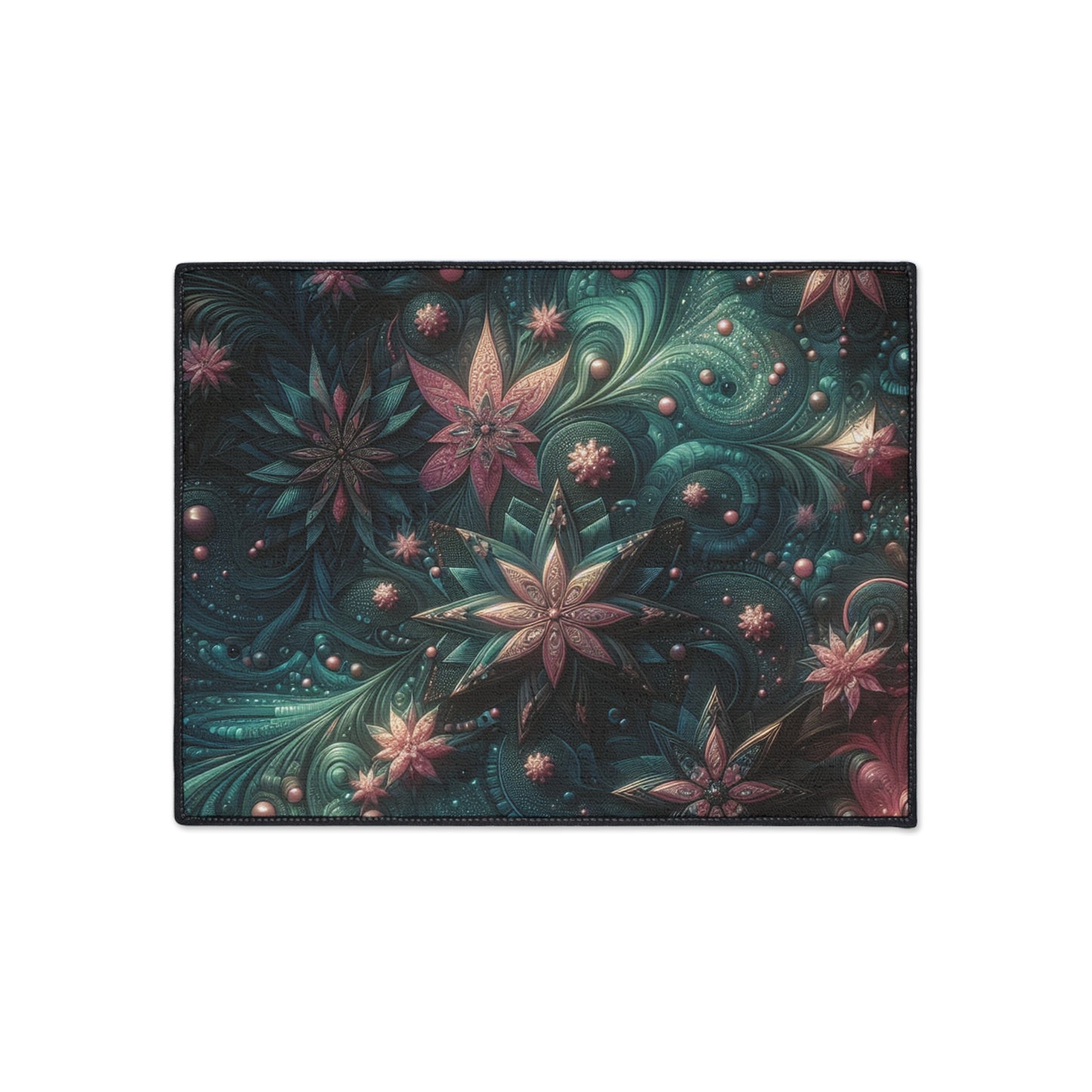 Metallic stars on floor Heavy Duty Floor Mat