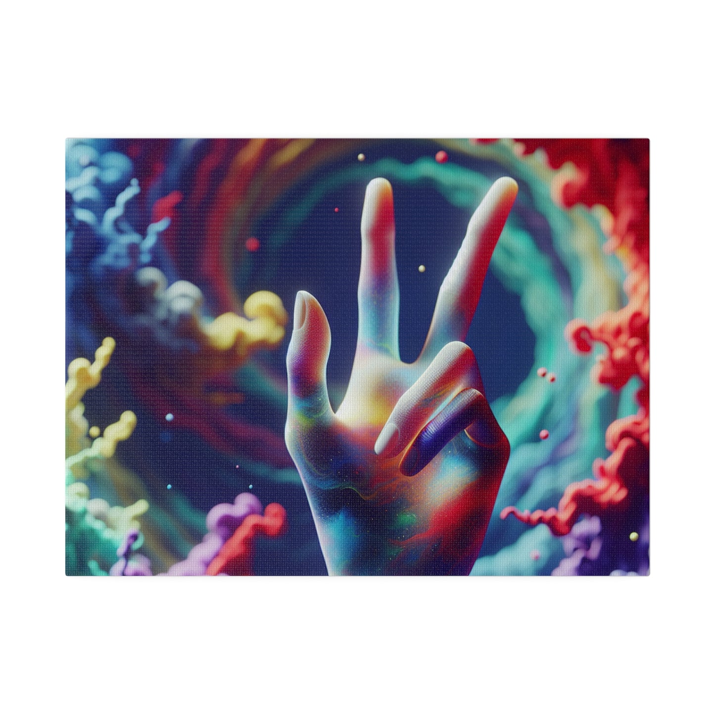 Sending Peace and Matte Canvas, Stretched, 0.75"