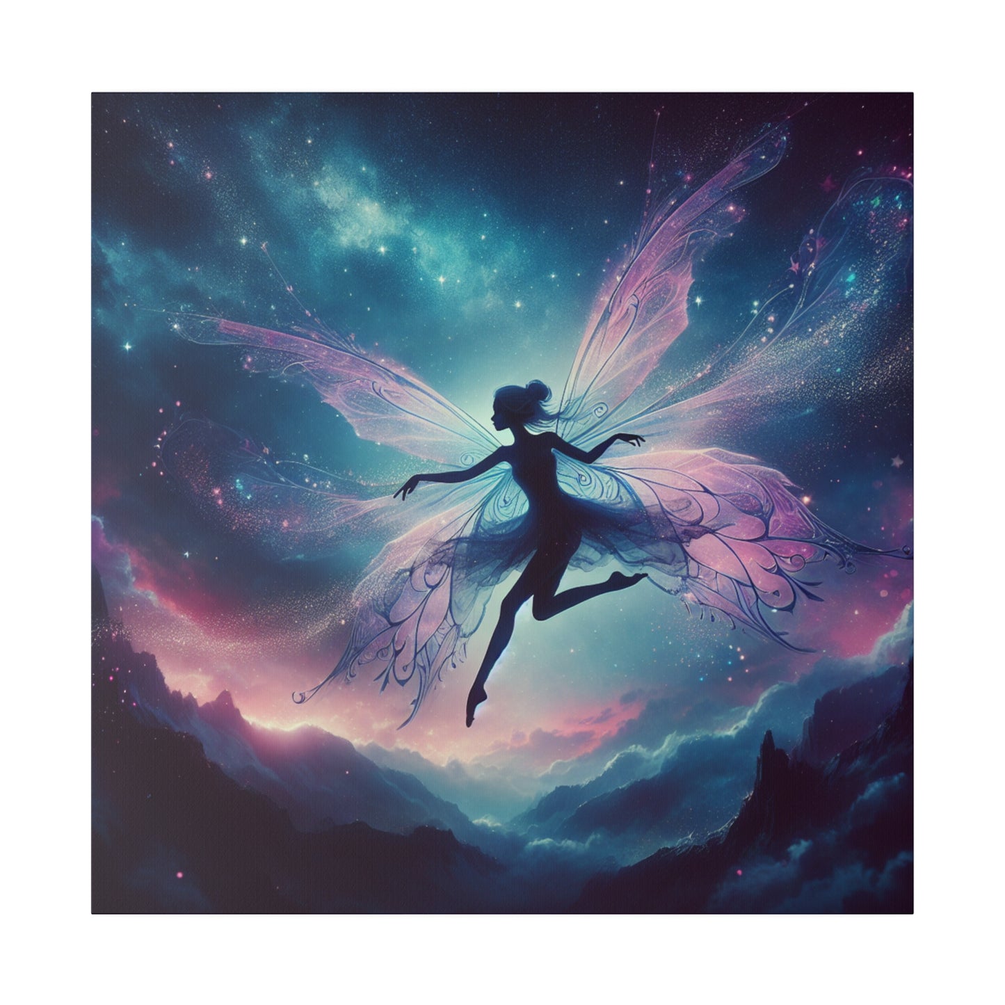 Dancing sky pixie Matte Canvas, Stretched, 0.75"