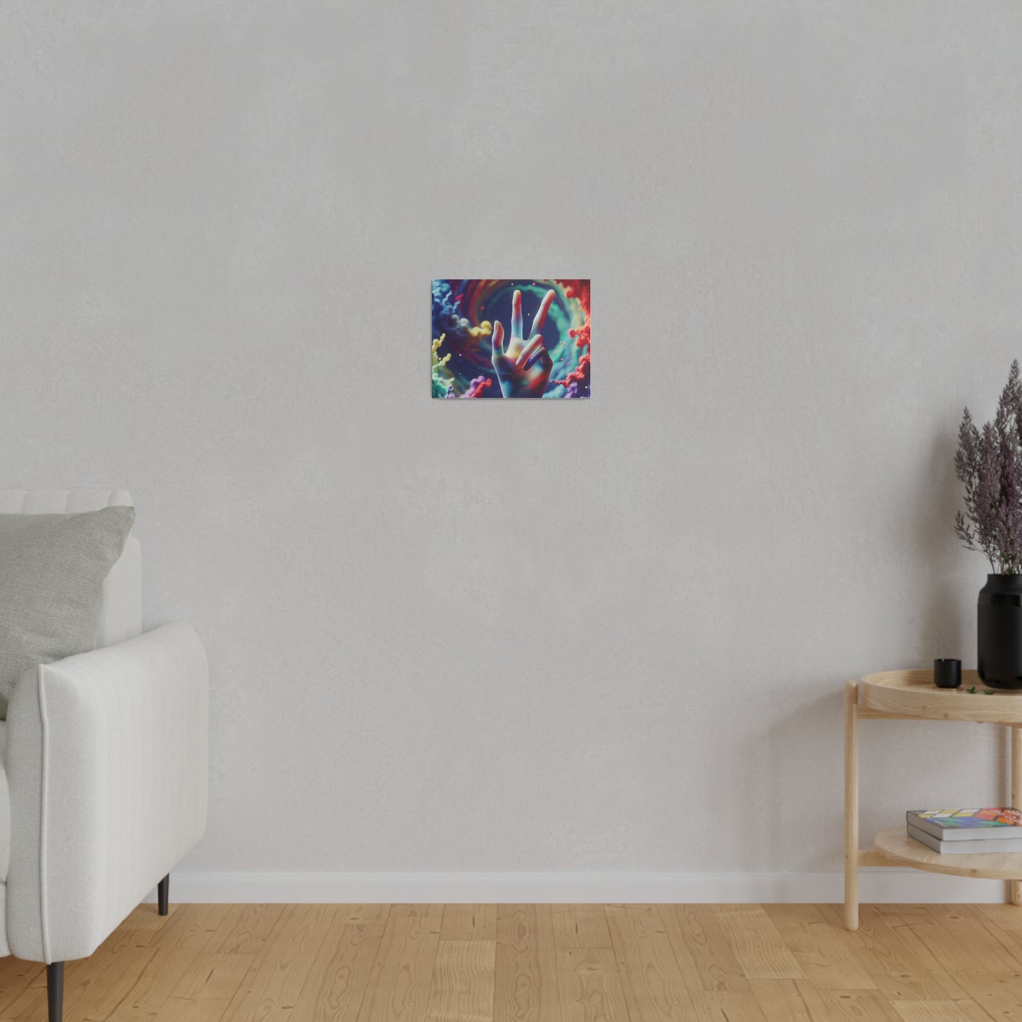 Sending Peace and Matte Canvas, Stretched, 0.75"
