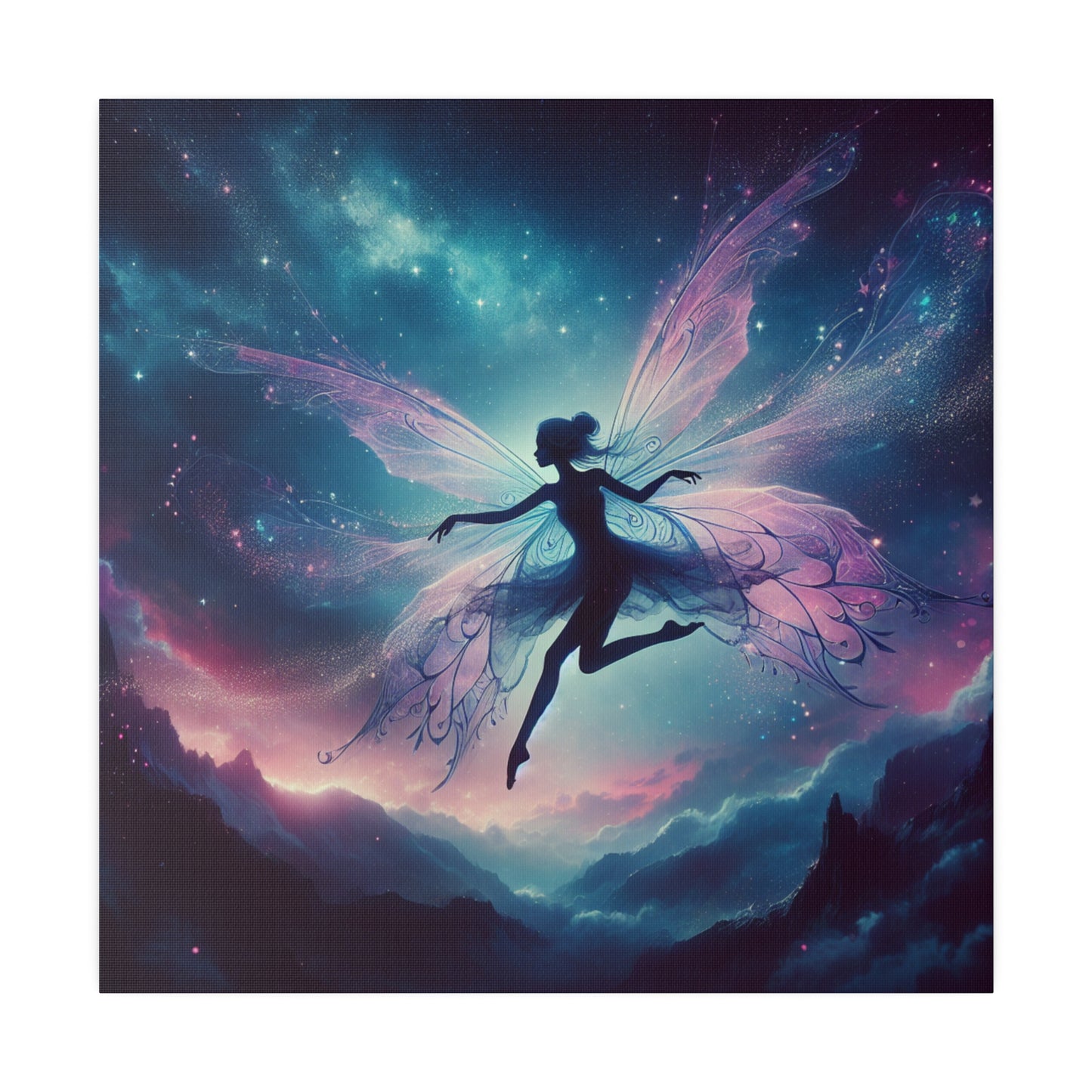 Dancing sky pixie Matte Canvas, Stretched, 0.75"