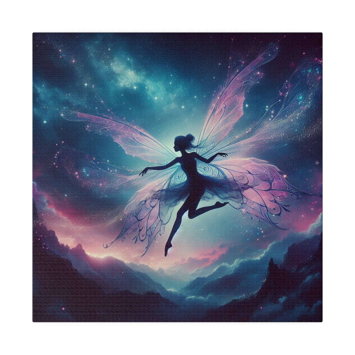 Dancing sky pixie Matte Canvas, Stretched, 0.75"