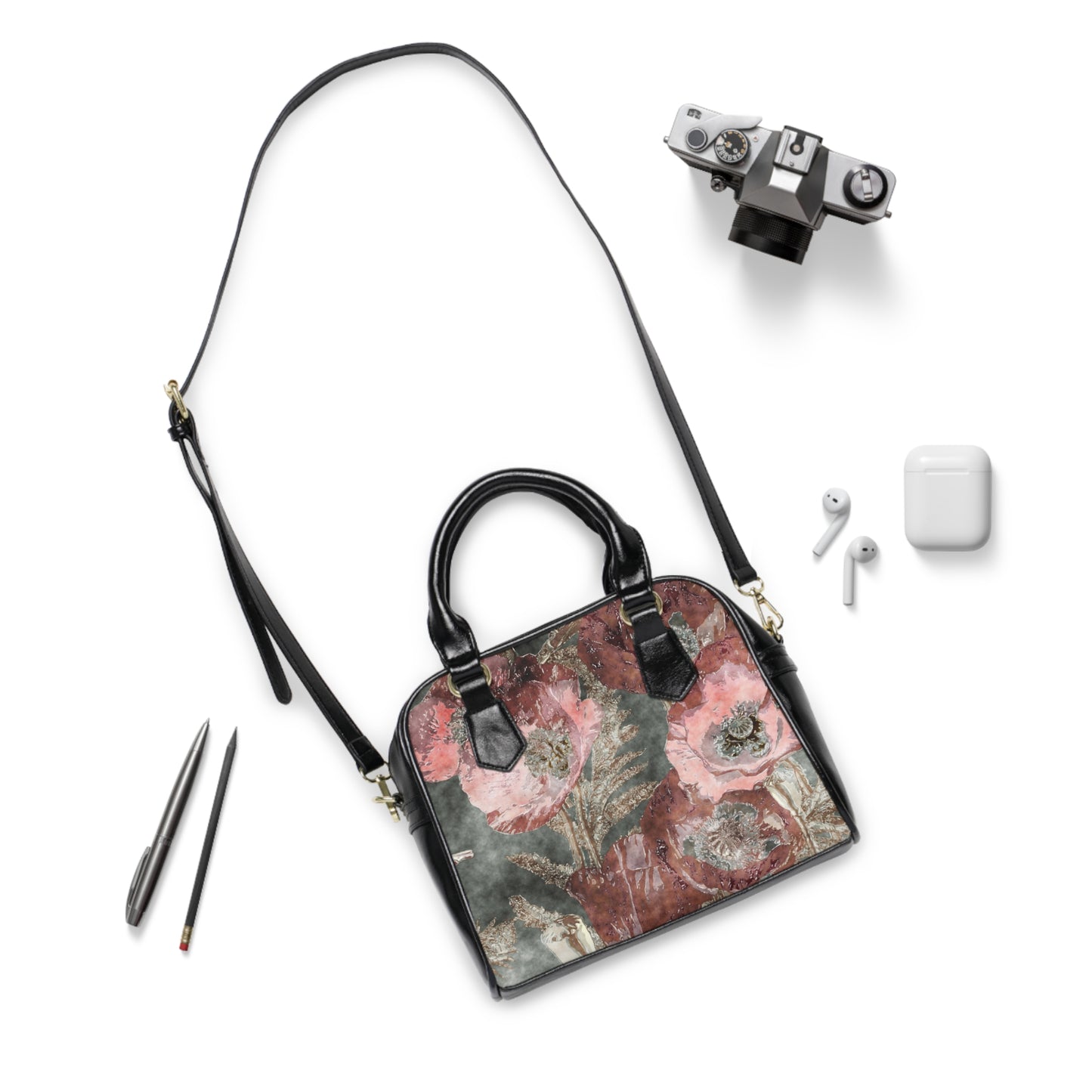 Floral Shoulder Handbag