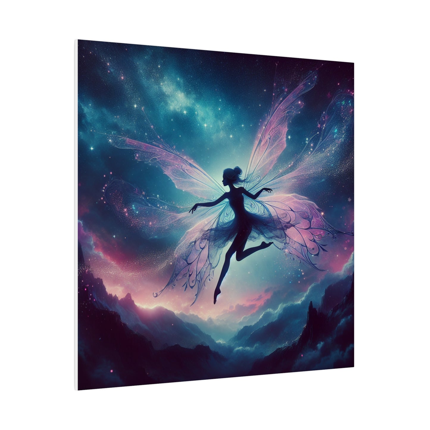 Dancing sky pixie Matte Canvas, Stretched, 0.75"