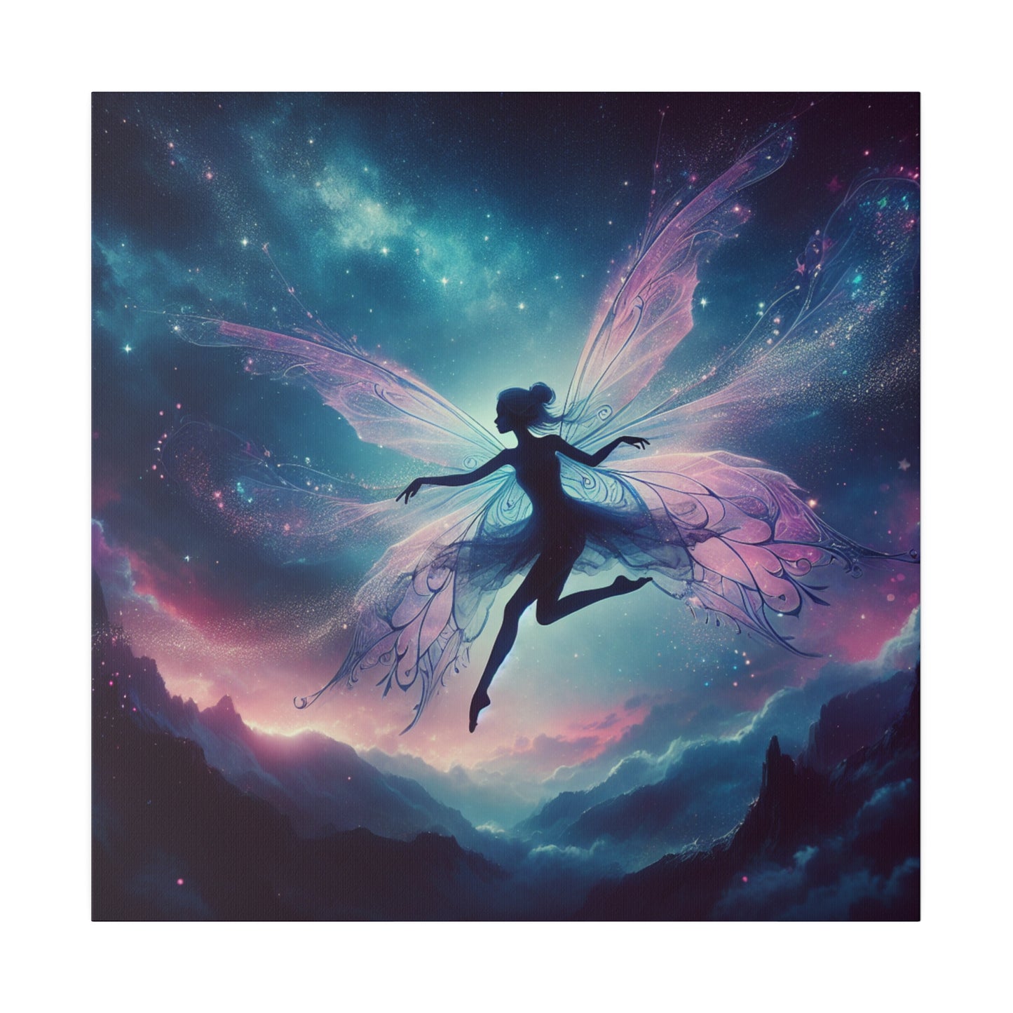 Dancing sky pixie Matte Canvas, Stretched, 0.75"