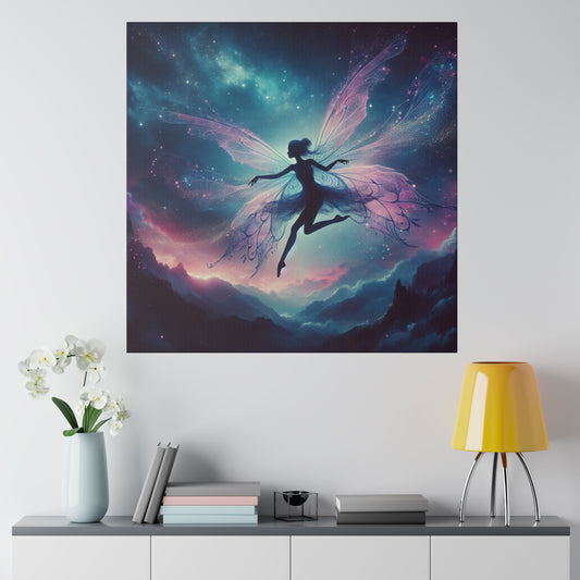 Dancing sky pixie Matte Canvas, Stretched, 0.75"