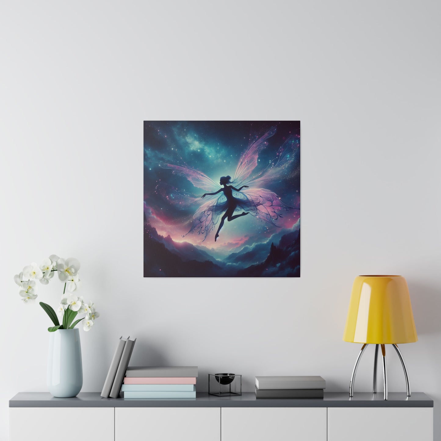 Dancing sky pixie Matte Canvas, Stretched, 0.75"