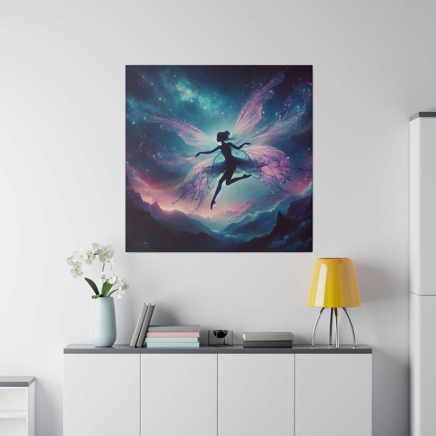 Dancing sky pixie Matte Canvas, Stretched, 0.75"