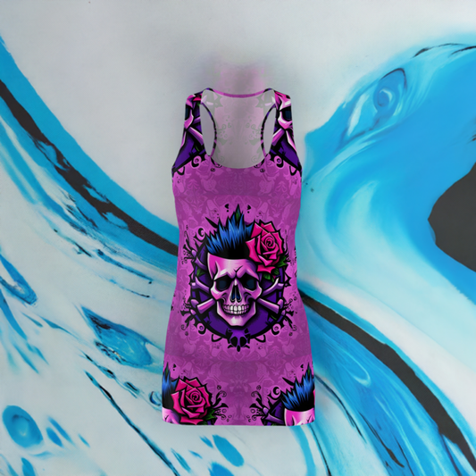 Women's Cut & Sew Racerback Dress (AOP)
