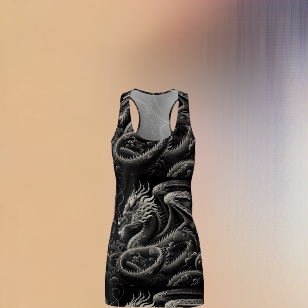 Women's Cut & Sew Racerback Dress (AOP)