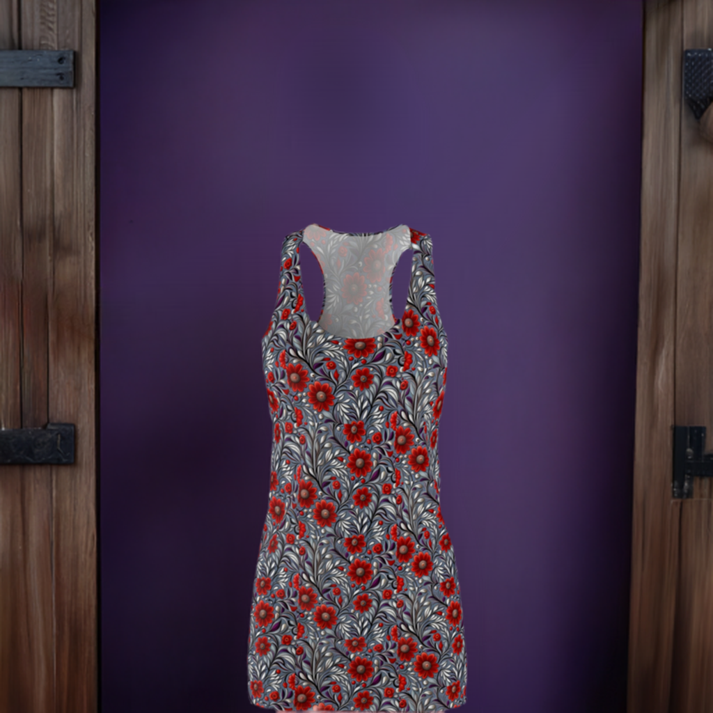 Women's Cut & Sew Racerback Dress (AOP)