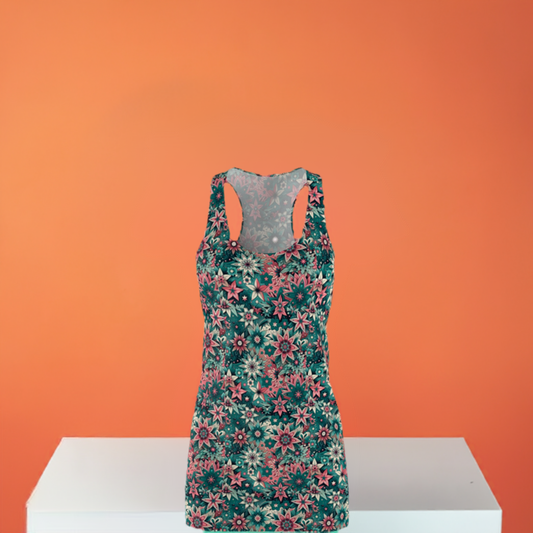 Women's Cut & Sew Racerback Dress (AOP)