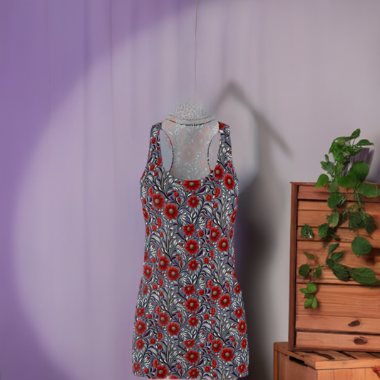 Women's Cut & Sew Racerback Dress (AOP)