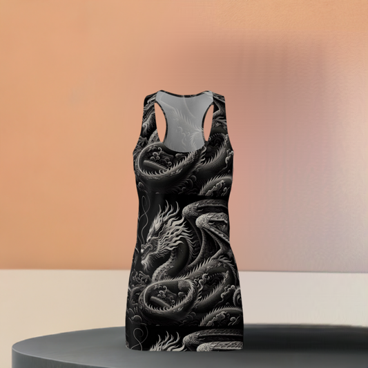 Women's Cut & Sew Racerback Dress (AOP)