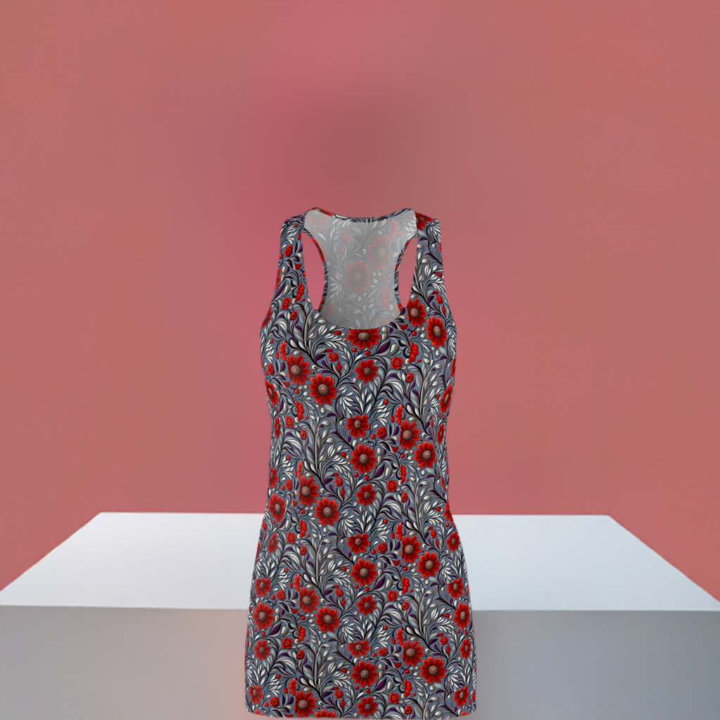 Women's Cut & Sew Racerback Dress (AOP)
